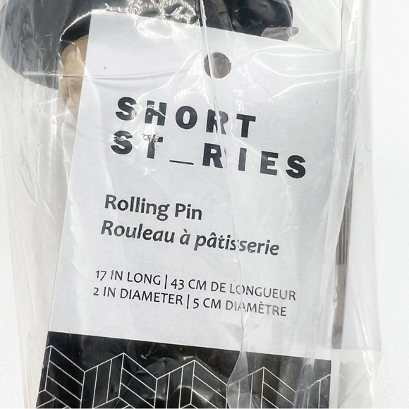 NWT Short Stories Stainless Steel 17” Rolling Pin - Picture 5 of 6